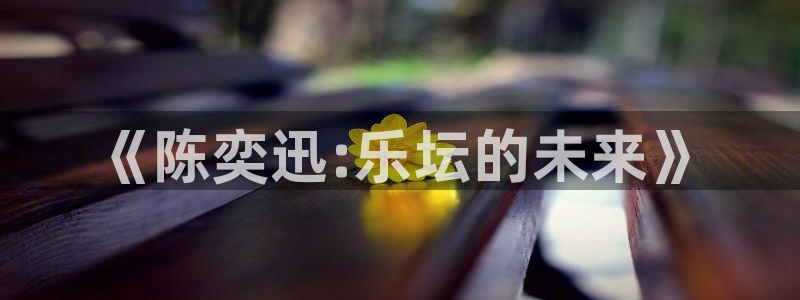 杏鑫娱乐：《陈奕迅:乐坛的未来》